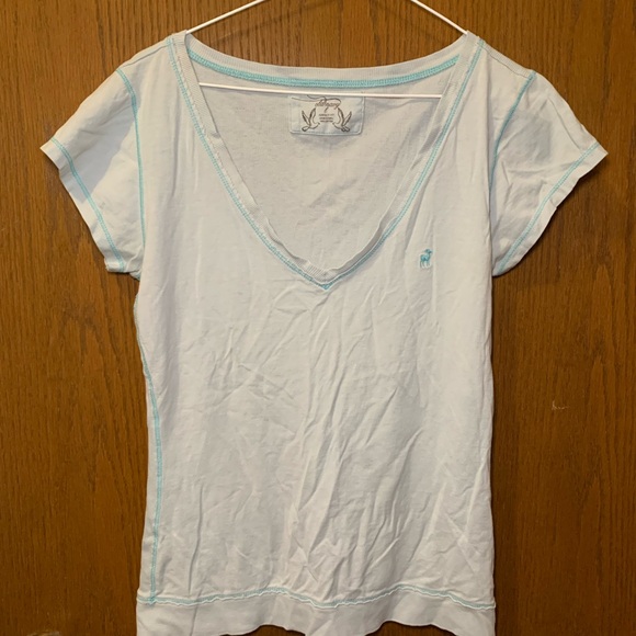 Vintage Old Navy Perfect Fit Tee Light Blue Juniors L (Mid 2000s) - Picture 1 of 8